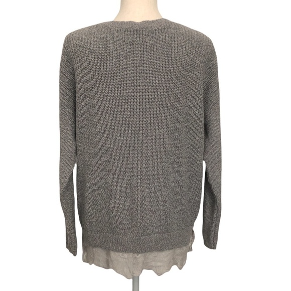 URBAN OUTFITTERS PINS & NEEDLES Sweater Women's Size Small Gray Pullover - Picture 3 of 10